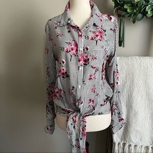 💕 bebop Button Down Blouse